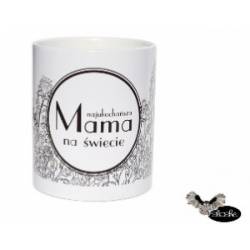 Kubek ceramiczny 450 ml - "Najukochańsza Mama na świecie "