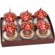 Świeca tealight muchomor szeroki - BEPPE DECOR