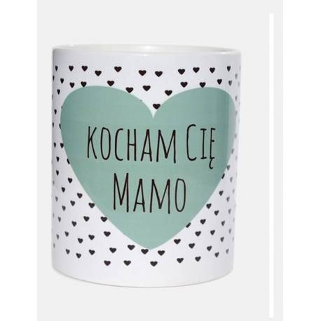 Kubek ceramiczny 450 ml - "Hello nastała wiekopomna chwila pracuję