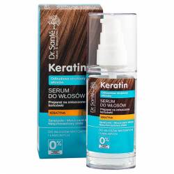 Serum do włosów z keratyną do włosów matowych i łamliwych  - Dr. Santé