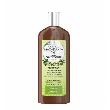 Odżywka do włosów z olejem makadamia i keratyną  -  GlySkinCare