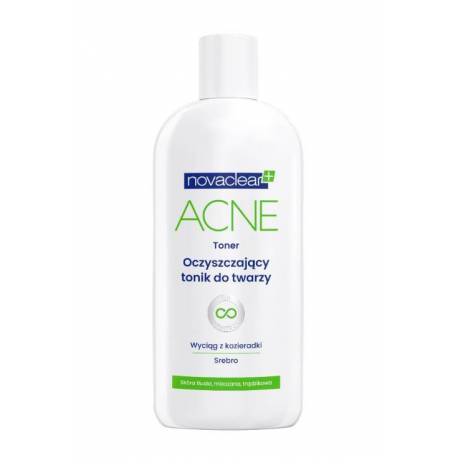 Oczyszczający tonik do twarzy - skóra tłusta, mieszana, trądzikowa  -  NOVACLEAR ACNE