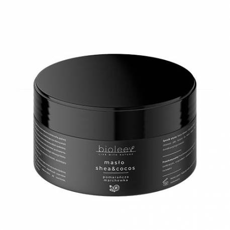 Masło shea&cocos, pomarańcza i marchewka  -  BIOLEEV