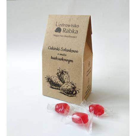 Cukierki solankowe o smaku truskawkowym  -  UZDOWISKO RABKA