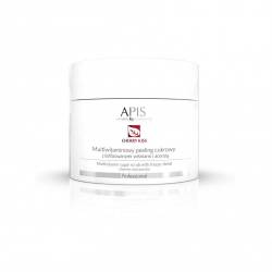 Multiwitaminowy peeling cukrowy z liofilizowanymi wiśniami i acerolą CHERRY KISS  -  APIS