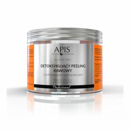 Detoksykujący peeling kawowy z liofilizowanymi pomarańczami  -  APIS