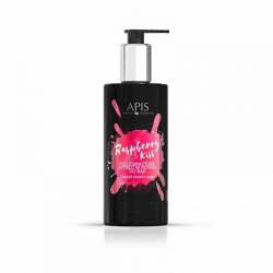 Raspberry Kiss - Pielęgnacyjne mydło w płynie do rąk 300ml  -  APIS