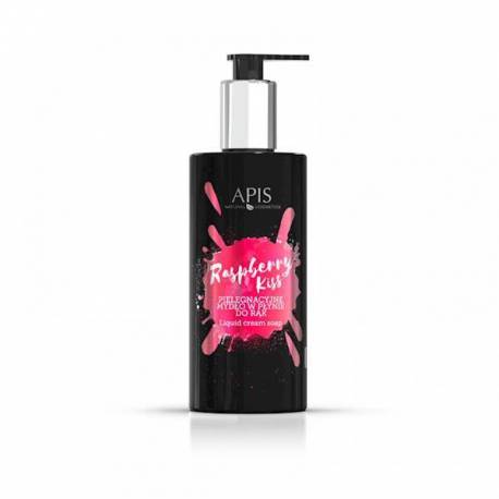 Raspberry Kiss - Pielęgnacyjne mydło w płynie do rąk 300ml  -  APIS