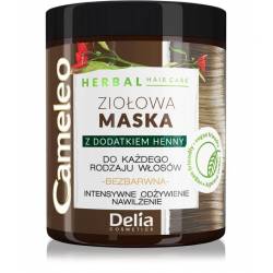 Ziołowa maska z dodatkiem henny do każdego rodzaju włosów CAMELEO HERBAL - DELIA COSMETICS
