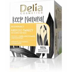 Regenerujący, naturalny krem z ekstraktem z babki lancetowatej i olejem kokosowym Keep Natural - DELIA COSMETICS