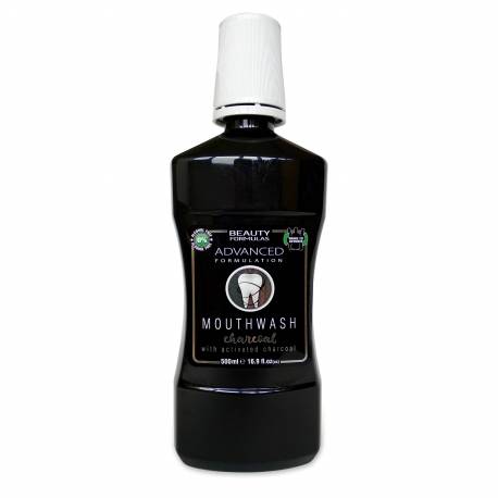 Płyn do płukania jamy ustnej z aktywnym węglem - BEAUTY FORMULAS