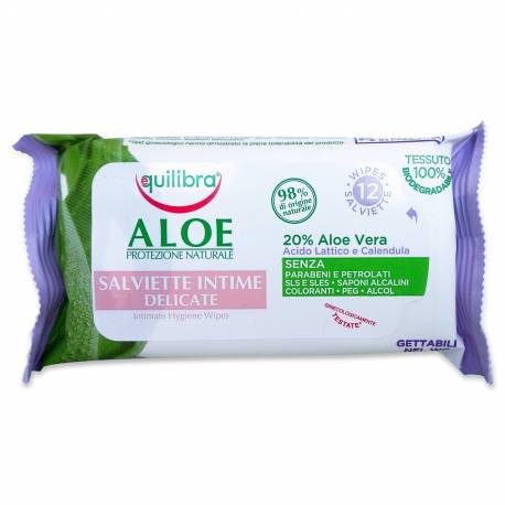 ALOESOWE CHUSTECZKI DO HIGIENY INTYMNEJ - EQUILIBRA