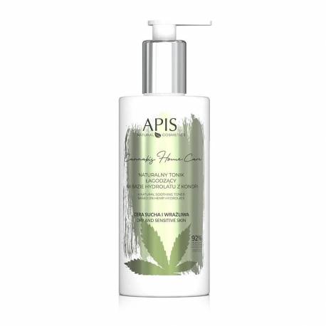 Naturalny tonik łagodzący na bazie hydrolatu z konopi - APIS