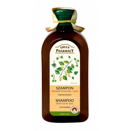 Szampon przeciwłupieżowy Dziegieć brzozowy Cynk - Green Pharmacy