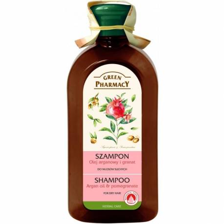 Szampon do włosów suchych - Olej arganowy i Granat - Green Pharmacy