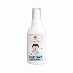 SOS KIDS SPRAY - Łagodzący spray przeciw swędzeniu po ugryzieniach komara i poparzeniach słonecznych.
