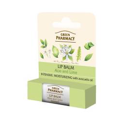 Balsam do ust, aloes i limonka, intensywnie nawilżający, SPF 10