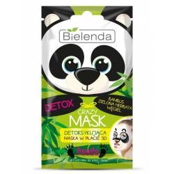CRAZY MASK Detoksykująca maska w płacie PANDA - BIELENDA