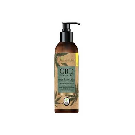 Emulsja do mycia twarzy z CBD z konopi siewnych – cera mieszana tłusta - BIELENDA