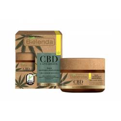 Krem nawilżająco-detoksykujący z CBD z konopi siewnych cera mieszana / tłusta - BIELENDA