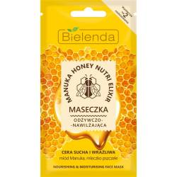 MANUKA HONEY NUTRI ELIXIR Odżywczo – nawilżająca maseczka - BIELENDA