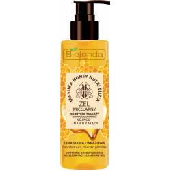 MANUKA HONEY NUTRI ELIXIR Kojąco-nawilżający żel micelarny do mycia twarzy cera sucha i wrażliwa - BIELENDA