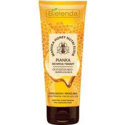 MANUKA HONEY NUTRI ELIXIR Oczyszczająco-nawilżająca pianka do mycia twarzy cera sucha i wrażliwa - BIELENDA
