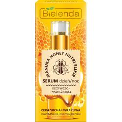 MANUKA HONEY NUTRI ELIXIR Odżywczo-nawilżające serum dzień/noc cera sucha i wrażliwa - BIELENDA
