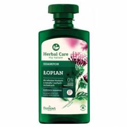 Szampon do wlosów tłustych u nasady i suchych na końcach Łopian - HERBAL CARE
