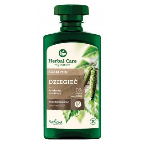 Szampon do włosów z łupieżem Dziegieć - HERBAL CARE