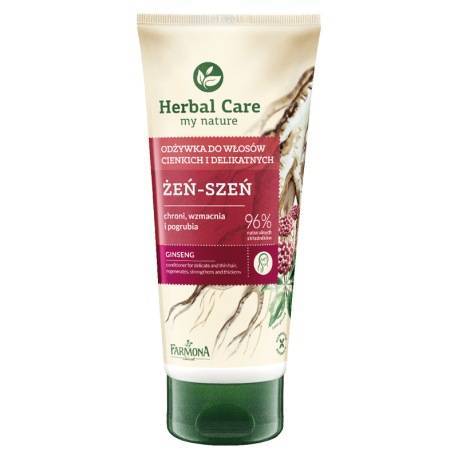 Odżywka do włosów cienkich i delikatnych Żeń-Szeń - HERBAL CARE