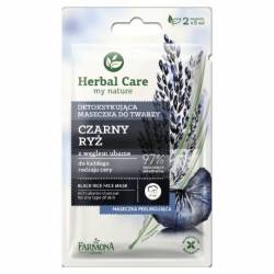 Maseczka detoksykująca CZARNY RYŻ 2x5 ml - Herbal Care