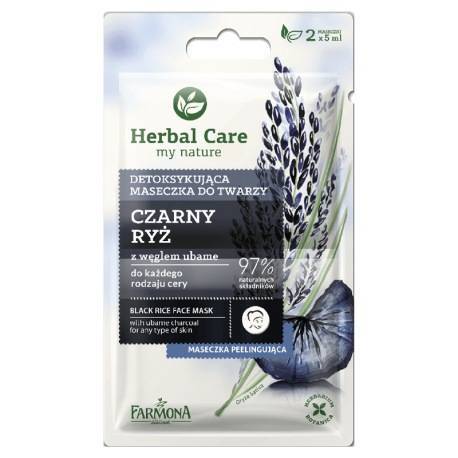 Maseczka detoksykująca CZARNY RYŻ 2x5 ml - Herbal Care