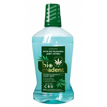 Konopny płyn do płukania ust CBD - Bio Madent