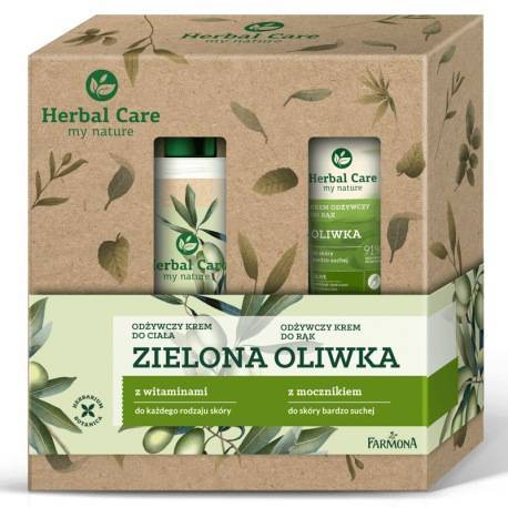 Zestaw  pielęgnacja ciała Zielona Oliwka - Herbal Care