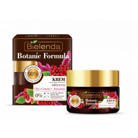 BOTANIC FORMULA Olej z Granatu + Amarantus Krem odżywczy dzień/ noc - BIELENDA