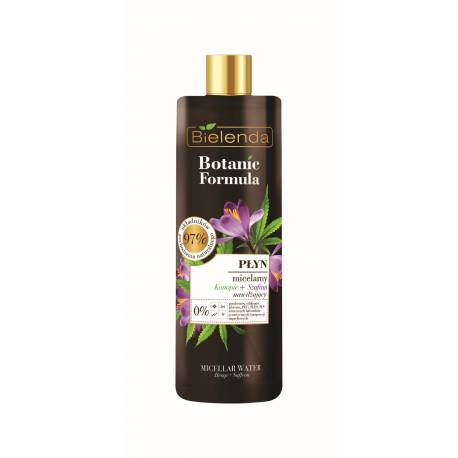 BOTANIC FORMULA Konopie + Szafran Nawilżający płyn micelarny - BIELENDA