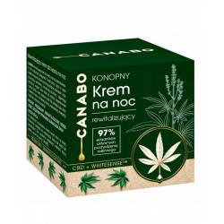 KONOPNY Krem na noc rewitalizujący - CANABO