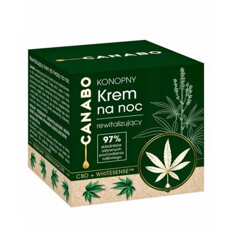 KONOPNY Krem na noc rewitalizujący - CANABO