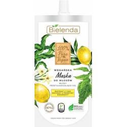 Maska do włosów 100% PURE VEGAN - WŁOSY PRZETŁUSZCZAJĄCE SIĘ - BIELENDA