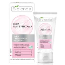 KREM z korygującym pigmentem CERA NACZYNKOWA –  BIELENDA