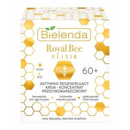 Aktywnie regenerujący krem –koncentrat  przeciwzmarszczkowy 60+ dzień/ noc - BIELENDA