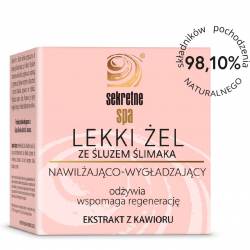 Lekki żel ze śluzem ślimaka nawilżająco-wygładzający - SEKRETNE SPA