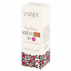 Łagodzący krem do twarzy BB SPF 15 ciemny - VIANEK