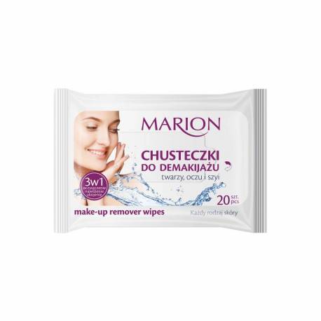 Chusteczki do demakijażu twarzy, oczu i szyi Demakijaż - MARION