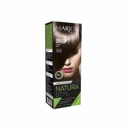 Farba do włosów NATURA STYL 620 Ciemny brąz - MARION