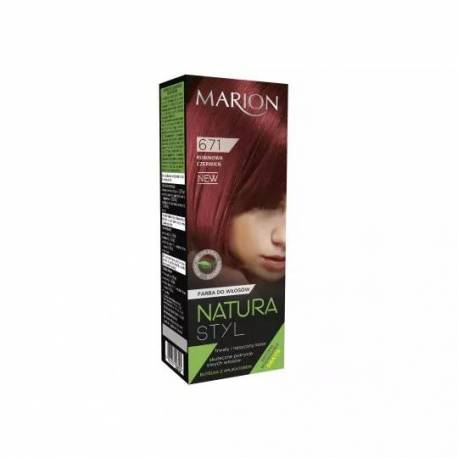 Farba do włosów NATURA STYL 671 Rubinowa czerwień - MARION