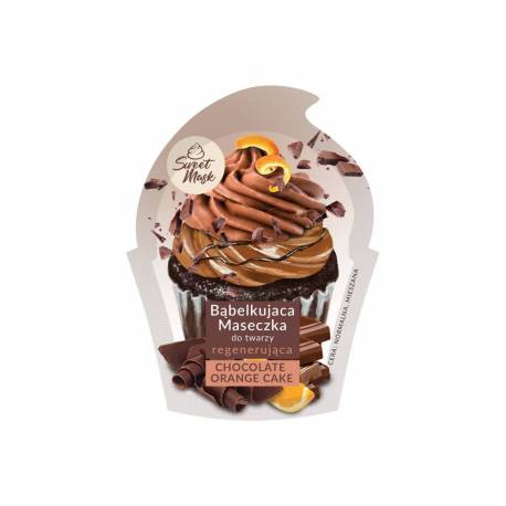 Rewitalizująca bąbelkująca maseczka do twarzy CHOCOLATE & ORANGE CAKE - MARION