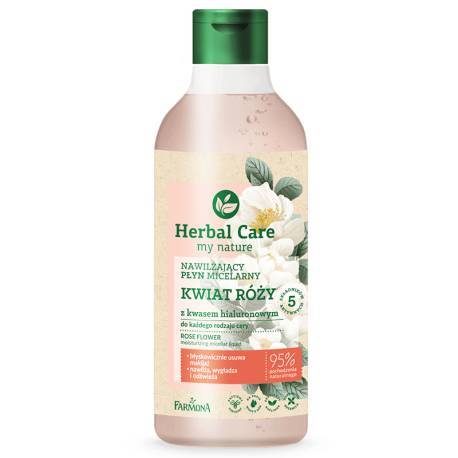 Płyn micelarny KWIAT RÓŻY z kwasem hialuronowym - HERBAL CARE