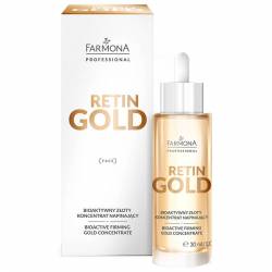 RETIN GOLD Bioaktywny złoty koncentrat napinający do twarzy, szyi i dekoltu - FARMONA PROFESSIONAL